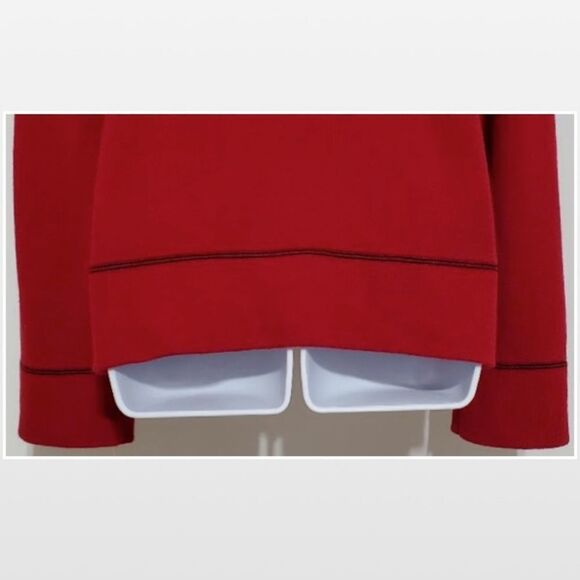 New Emma James Sweater Women's Red X-large Button Down  - Picture 13 of 16